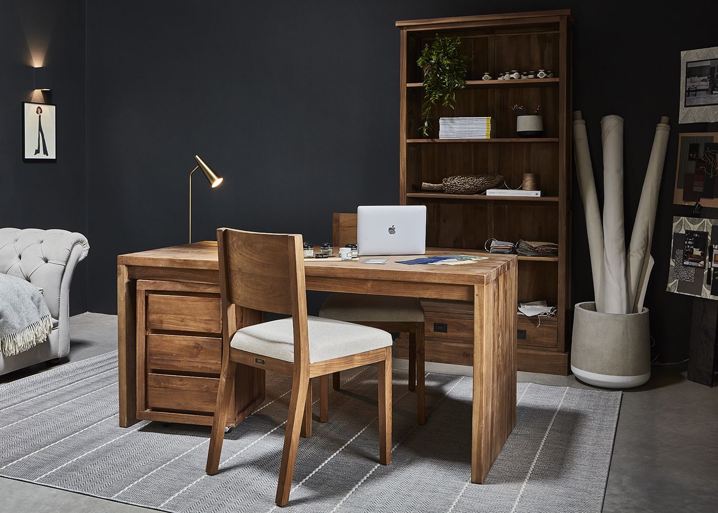 Hudson Desk Cabinet 3 Drawer