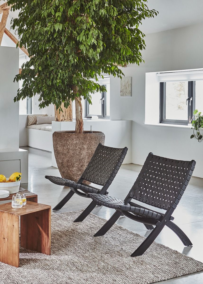 Rowland Woven Chair - Black 