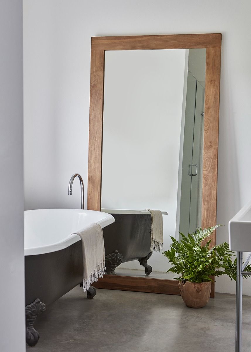 Teak Mirror