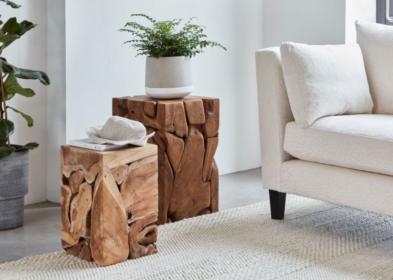 Teak Root Side Table