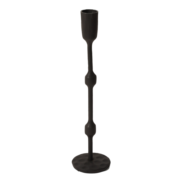 Black Iron Candle Holder - Large