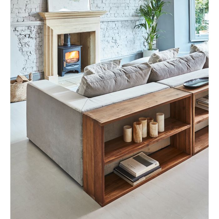 Long Storage Cube with Shelf