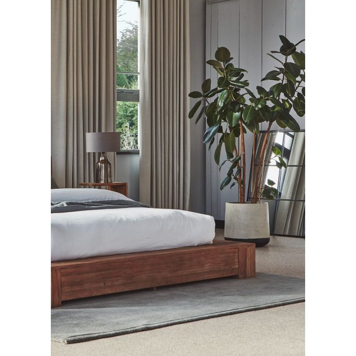 Concrete Floor Planter - Black