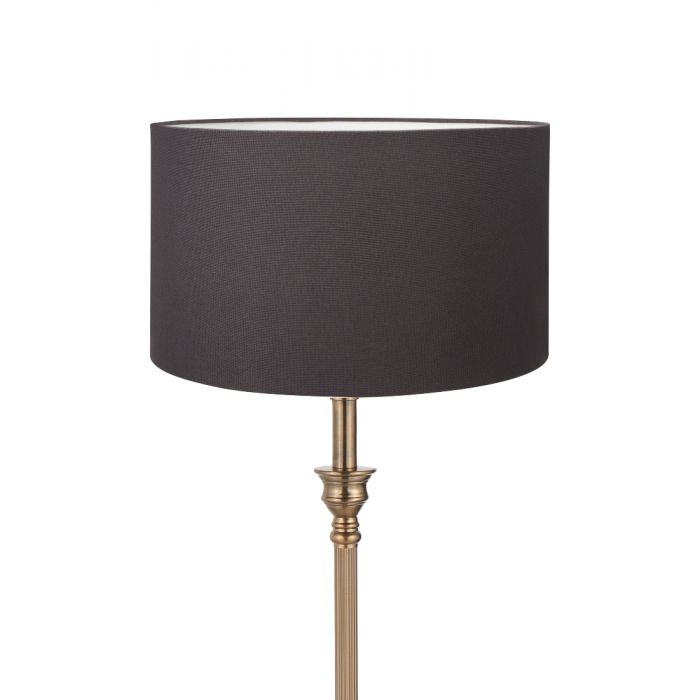 Towton Floor Lamp - Antique Brass