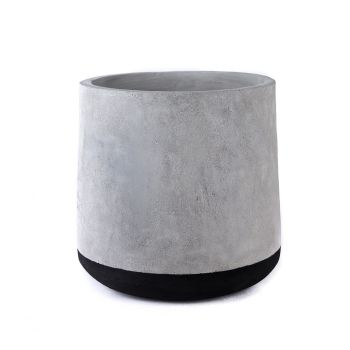 Concrete Floor Planter - Black
