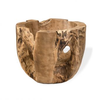 Teak Root Pot - Large