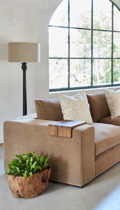 teak armrest